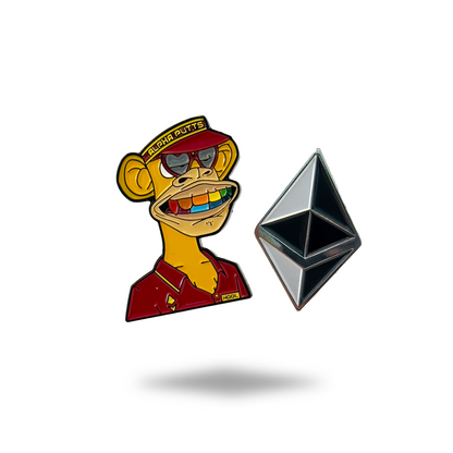 Alpha Putts Crypto Bundle — Ethereum and Diamond Hands golf ball markers set, crypto golf gift