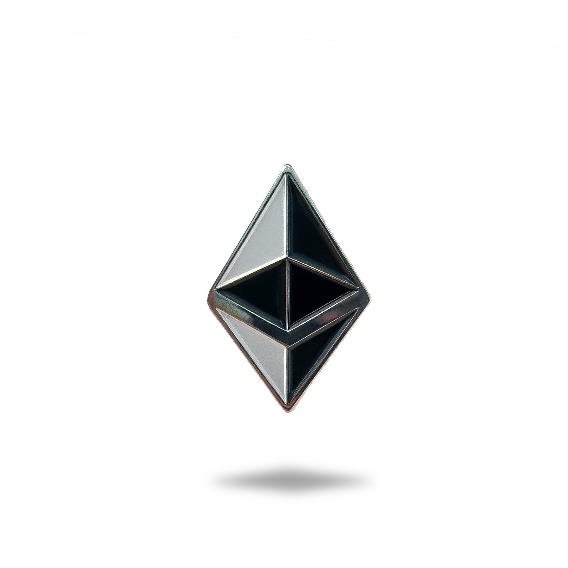 Alpha Putts Ethereum crypto golf ball marker — premium enamel, magnetic, finance golf gift