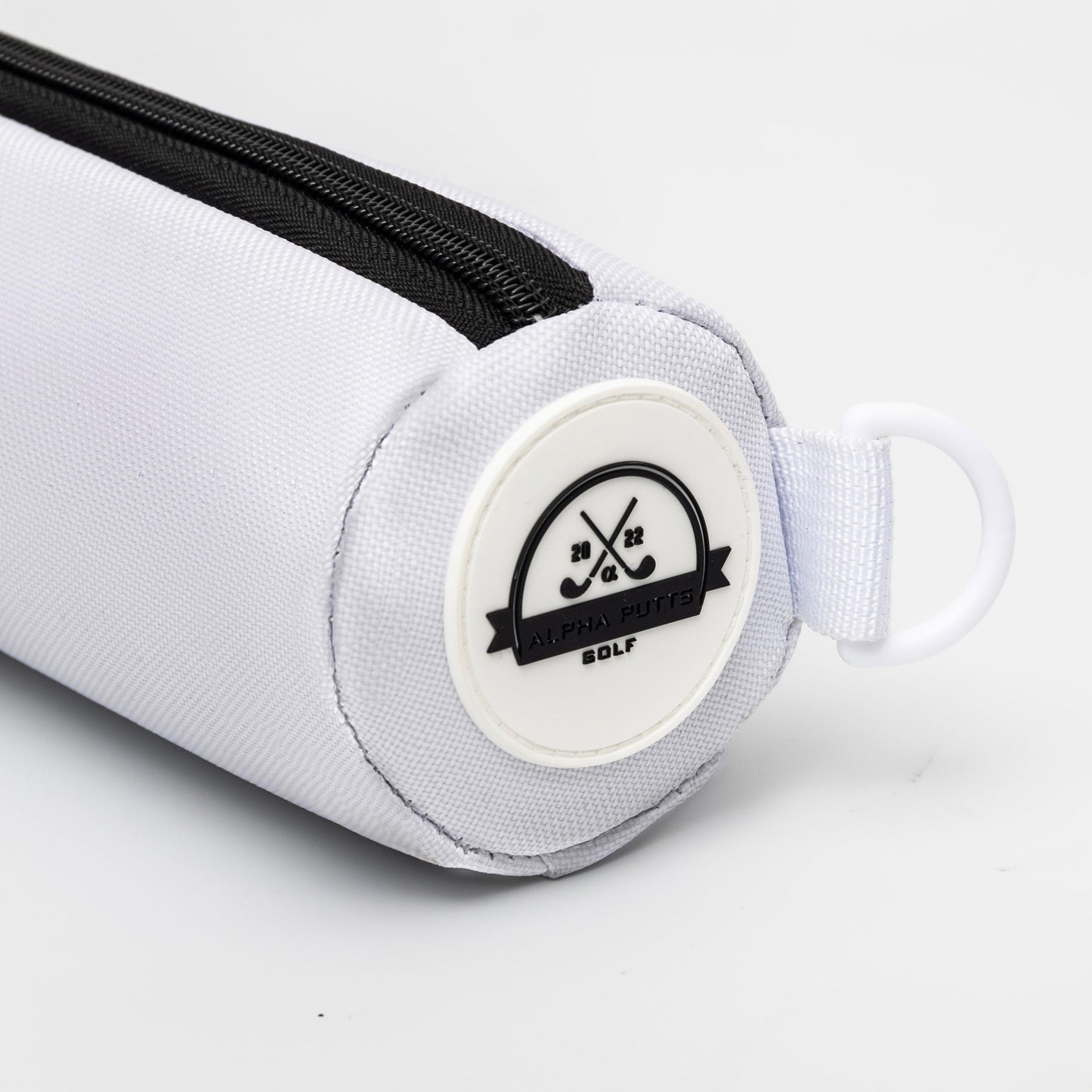 Alpha Putts Beer Buddy golf cooler sleeve on golf course